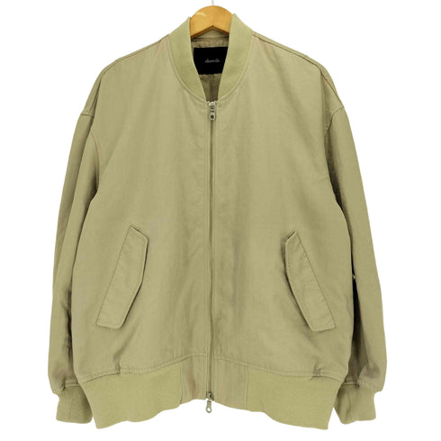 アルアバイル allureville 24AW ナイロンツイル MA-1 ブルゾン ジャケット レディース JPN:2