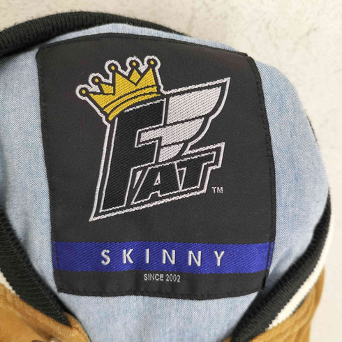 エフエーティー FAT THROWBACK ダック地 スタジャン メンズ SKINNY