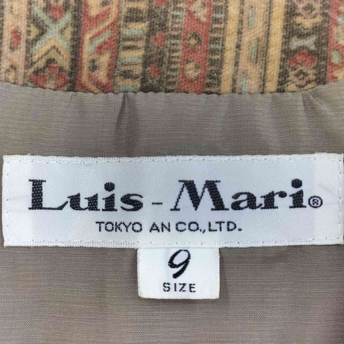 Luis-Mari ルイスマリ ベロア ペイズリー柄 ベスト レディース 9
