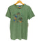 レーヨン混 キャラクタープリント Enjoy Camping クルーネックTシャツ メンズ import:L