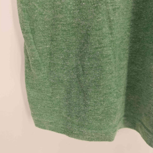 レーヨン混 キャラクタープリント Enjoy Camping クルーネックTシャツ メンズ import:L