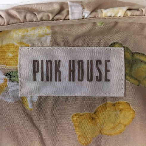 ピンクハウス PINK HOUSE 24AW ハニーレモン テディ プリント フード ブラウス レディース FREE