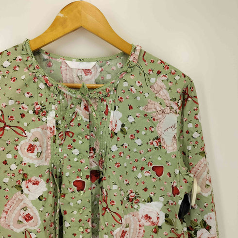 ピンクハウス PINK HOUSE 23SS オーナメントローズ チュニック レディース