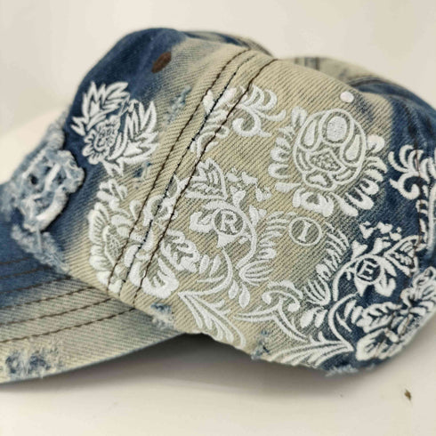 アリーズ ARIES 25SS Destroyed Lace Cap 'Denim デニムキャップ メンズ