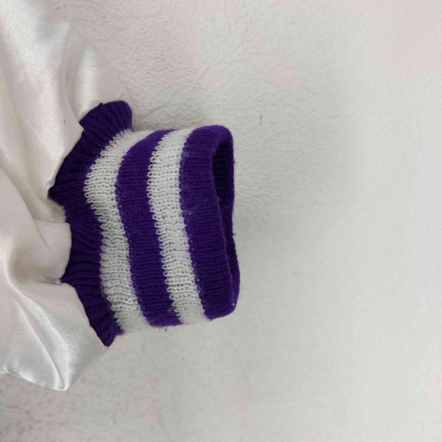 ワッペン刺繍 サテンスタジャン メンズ