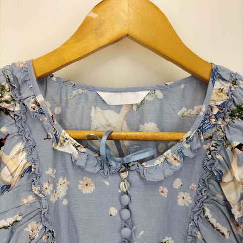 ピンクハウス PINK HOUSE 25SS SWAN LAKE プリント ワンピース レディース