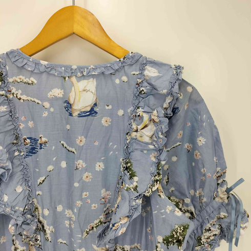 ピンクハウス PINK HOUSE 25SS SWAN LAKE プリント ワンピース レディース