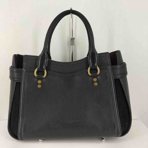 コーチ COACH レザー スウェード ハンドバッグ レディース