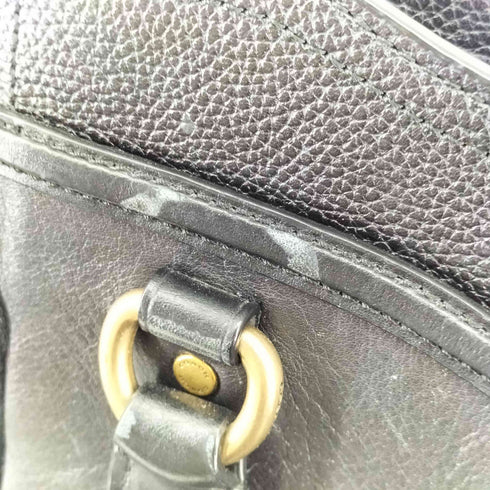 コーチ COACH レザー スウェード ハンドバッグ レディース
