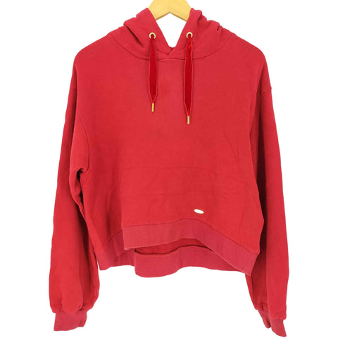 ブルーレーベルクレストブリッジ BLUE LABEL CRESTBRIDGE クロップド パーカー 裏毛 レディース JPN:38