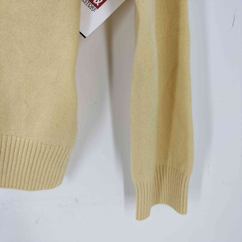 LEMIORE CASHMERE カシミヤ100% タートルネック アーガイル柄 ニット レディース JPN:L