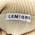 LEMIORE CASHMERE カシミヤ100% タートルネック アーガイル柄 ニット レディース JPN:L