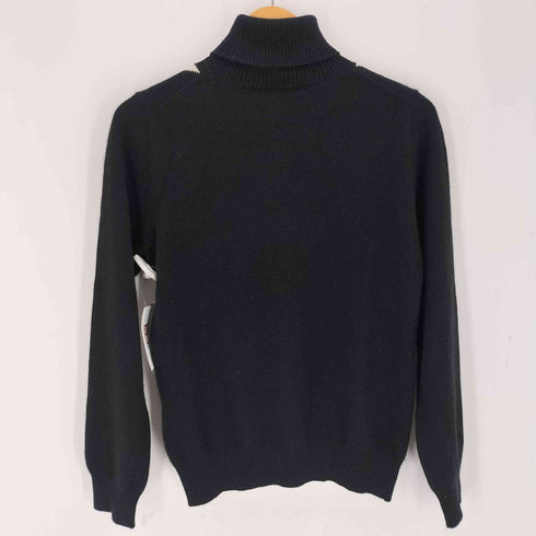 LEMIORE CASHMERE カシミヤ100% タートルネック アーガイル柄 ニット レディース JPN:L