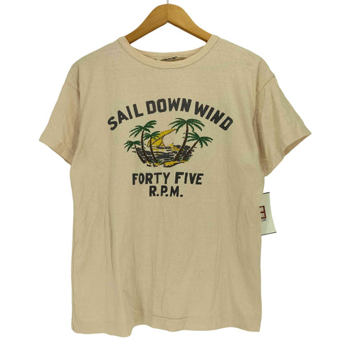 フォーティファイブアールピーエム 45rpm SAIL DOWN WIND FORTY FIVE クルーネックTシャツ メンズ JPN:3