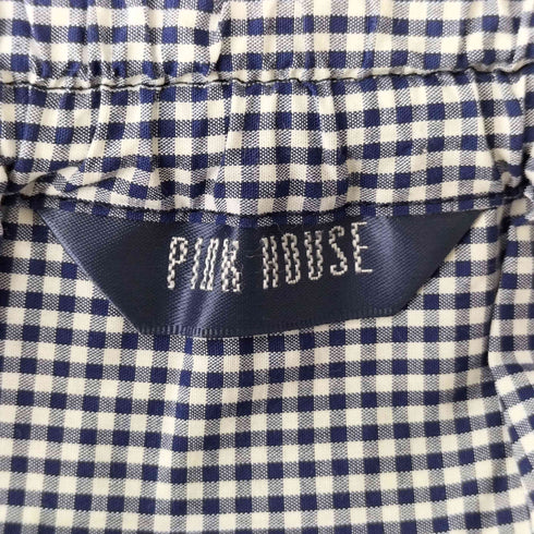 ピンクハウス PINK HOUSE 25AW フリル使い 段々 オリジナル チェック スカート レディース