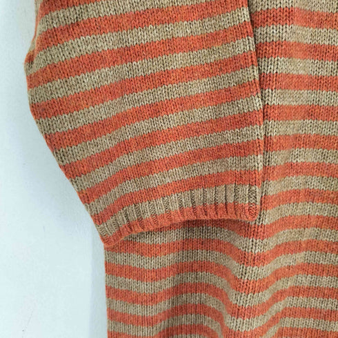 グローバルワーク GLOBAL WORK CASHMERE&ANGORA カシミヤ混 アンゴラ混 ボーダー ニット レディース JPN:M
