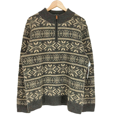 vineyard vines ノルディック柄 ハーフジップセーター メンズ JPN:L
