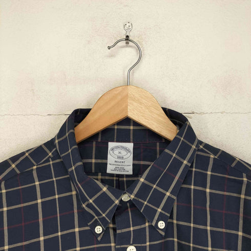 ブルックスブラザーズ BROOKS BROTHERS REGENT ロングスリーブチェックボタンダウンシャツ メンズ JPN:XL