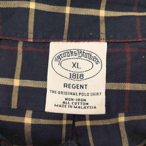 ブルックスブラザーズ BROOKS BROTHERS REGENT ロングスリーブチェックボタンダウンシャツ メンズ JPN:XL