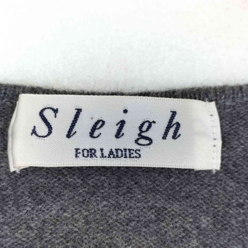 Sleigh CASHMERE カシミヤ100% Vネック S/S ニット レディース JPN:S