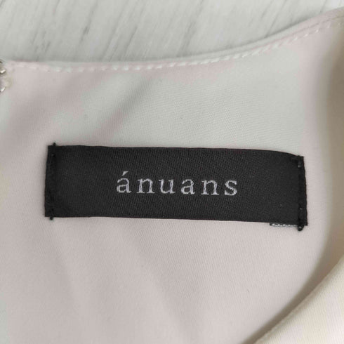 アニュアンス anuans パネルカットミニワンピース レディース import:M