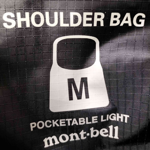 モンベル mont bell POCKETABLE LIGHT SHOULDER BAG M ポケッタブル ライトショルダー M メンズ M