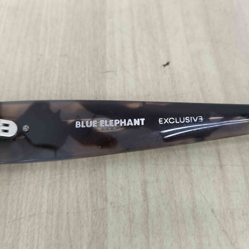 blue elephant ブルーエレファント EXCLUSIVE レオパード ウェリントン スクエアシェイプ サングラス メンズ