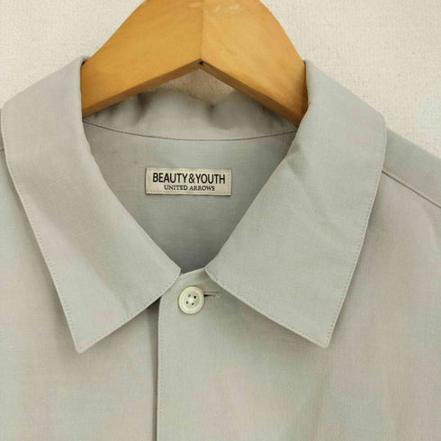 ビューティーアンドユースユナイテッドアローズ BEAUTY & YOUTH UNITED ARROWS シルキータッチ キャンプカラー フォルム シャツ メンズ import:M