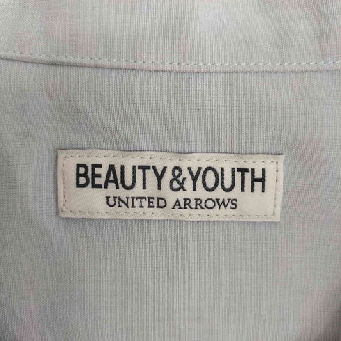 ビューティーアンドユースユナイテッドアローズ BEAUTY & YOUTH UNITED ARROWS シルキータッチ キャンプカラー フォルム シャツ メンズ import:M