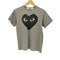 プレイコムデギャルソン PLAY COMME des GARCONS ブラックハート S/S Tシャツ レディース import:S
