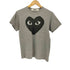 プレイコムデギャルソン PLAY COMME des GARCONS ブラックハート S/S Tシャツ レディース import:S