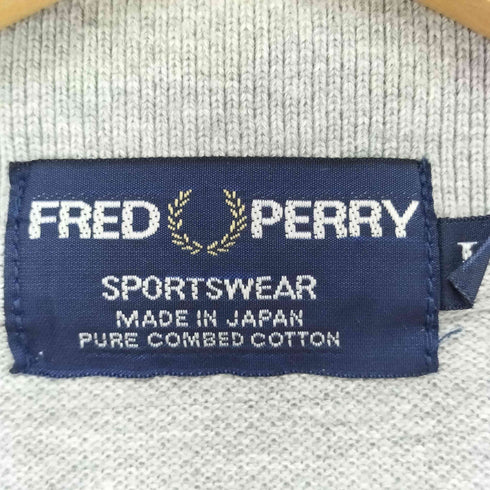 フレッドペリー FRED PERRY SPORTSWEAR ワンポイント刺繍 鹿の子ポロシャツ メンズ import:L
