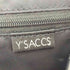 イザック Y’saccs レザー切替 ナイロン ハンドバッグ レディース