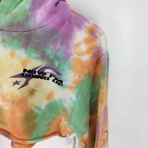 XG PRODUCTS 3 / Tie-Dye Cropped Hoodie タイダイ クロップドパーカー レディース import:S