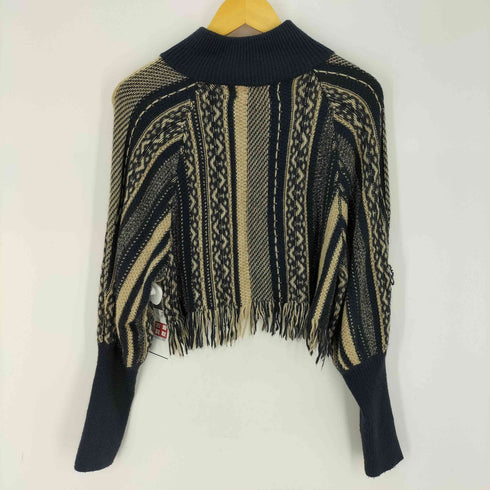 クヌースマーフ Knuth Marf ethnic fringe knit エスニック フリンジ ニット レディース FREE