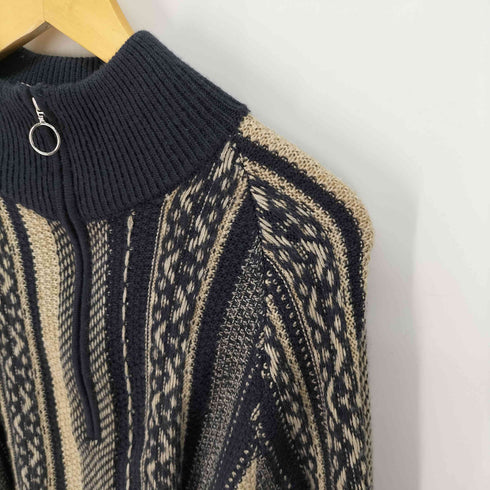 クヌースマーフ Knuth Marf ethnic fringe knit エスニック フリンジ ニット レディース FREE