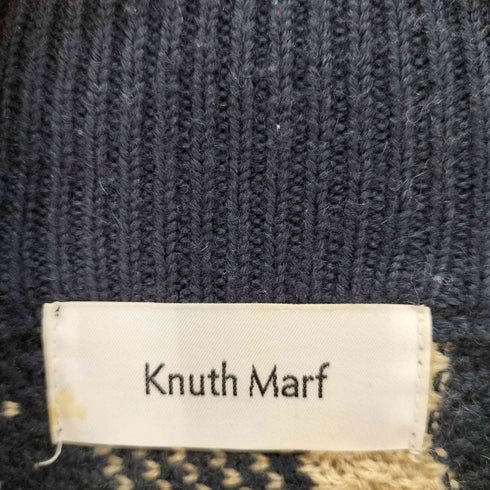 クヌースマーフ Knuth Marf ethnic fringe knit エスニック フリンジ ニット レディース FREE