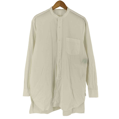 コモリ COMOLI 19AW 長袖 コットン バンドカラー シャツ メンズ 2