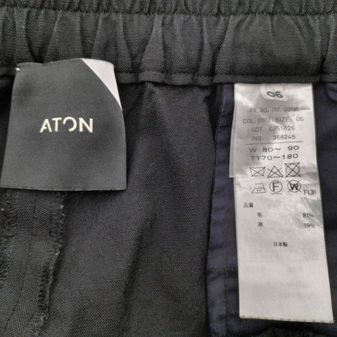 エイトン ATON WOOL LINEN TRAINING SHORT PANTS ウールリネン トレーニング ショートパンツ メンズ 06