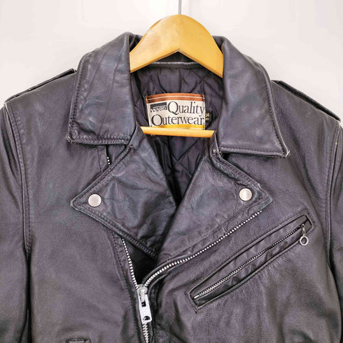 モンゴメリーワード MONTGOMERY WARD 70S TALON ジッパー スタースタッズ ダブル ライダース ジャケット メンズ US:34