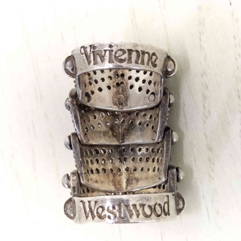 ヴィヴィアンウエストウッド Vivienne Westwood 925刻印 ディアマンテ アーマーリング レディース M