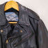 AERO LEATHER フロントクウォーター ホースハイド レザー ダブル ライダース ジャケット メンズ US:34