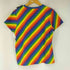 バレンシアガ BALENCIAGA RAINBOW PRINT COTTON T SHIRT レディース import:L
