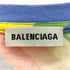 バレンシアガ BALENCIAGA RAINBOW PRINT COTTON T SHIRT レディース import:L