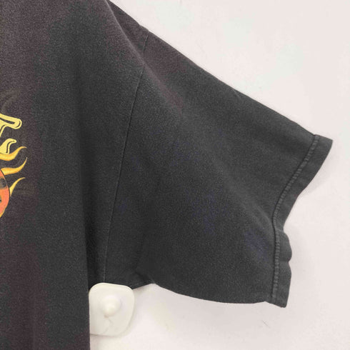 ハードロックカフェ Hard Rock Cafe ドラゴン ギター プリント 半袖Tシャツ メンズ JPN:L