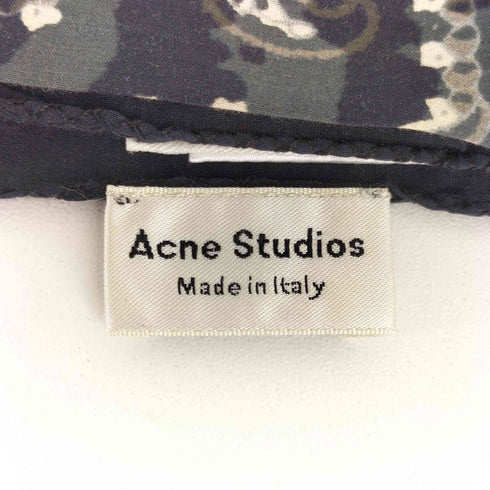 アクネストゥディオズ ACNE STUDIOS ペイズリー柄 コットンシルク スカーフ メンズ