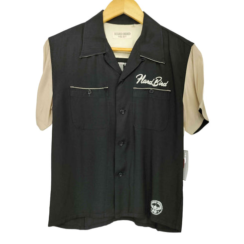 フラットヘッド FLAT HEAD HARD BIRD レーヨン チェーンステッチ 開襟 オープンカラー ボーリングシャツ メンズ 36