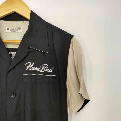 フラットヘッド FLAT HEAD HARD BIRD レーヨン チェーンステッチ 開襟 オープンカラー ボーリングシャツ メンズ 36