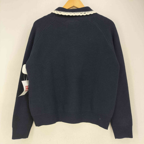 ザラ ZARA 26SS ピーターパンカラーニットジャケット レディース import:L