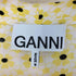 ガニー Ganni イエローフラワーラップドレス レディース 36